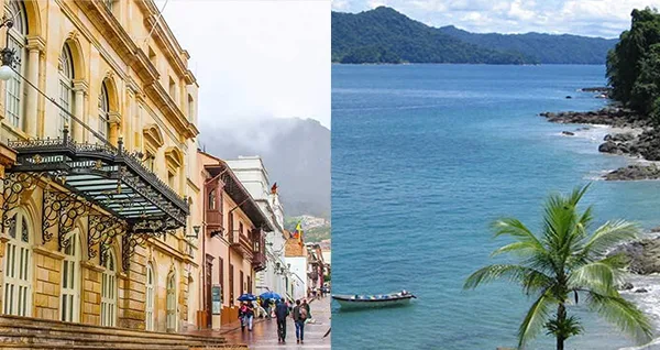 Plan Turístico Bogotá Y Bahía Solano 7 Días 6 Noches – City Tour Histórico y Monserrate, Catedral de Sal de Zipaquirá, Playa de los Deseos, Cascada del Aeropuerto y Ciudad Mutis