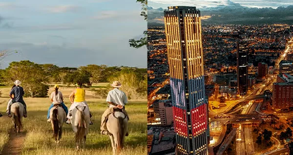 Plan Turístico Bogotá y Llanos Orientales 7 días 6 noches – City tour histórico, Monserrate, Catedral de Sal, Ruta del Amanecer Llanero, Embrujo Llanero y Tiuma Park
