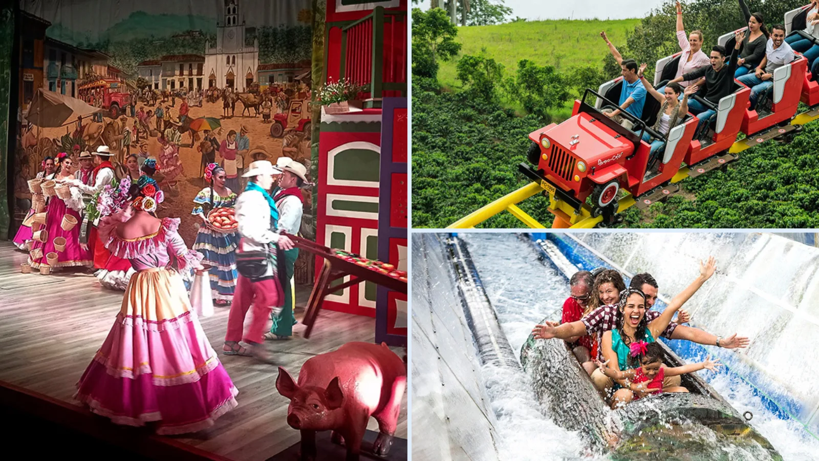 Plan Turístico Cartagena y Eje Cafetero 7 Días 6 Noches – City Tour histórico en Chiva, Tour a Barú, Termales de Santa Rosa, Parque del Café, Filandia, Salento y Valle del Cocora