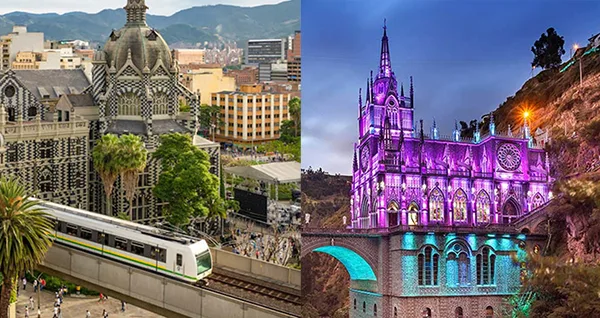 Plan Turístico Medellín Y Nariño 7 Días 6 Noches – City Tour Medellín y Comuna 13, Guatapé, Pasto, Santuario de Las Lajas, Tulcán y Laguna de la Cocha