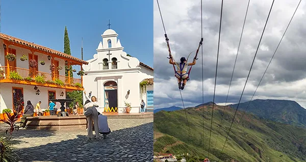 Plan Turístico Medellín Y Santander 7 Días 6 Noches – City Tour Medellín y Comuna 13, Guatapé, Cañón del Chicamocha, San Gil, Barichara, Curití y Cerro del Santísimo
